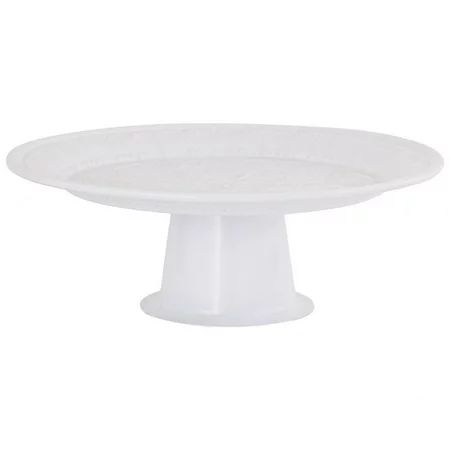 White Round Decorative Cake Stand In White - Serving Cake Stands 12.5-Inches Wide - Material: | Walmart (US)