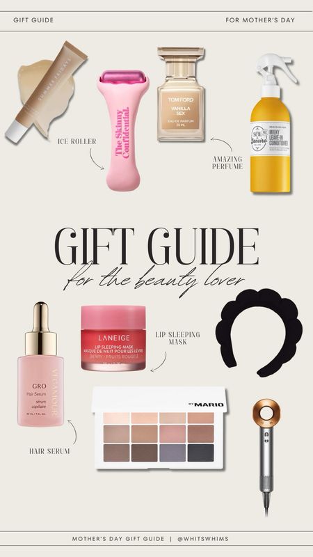 Gift guide for the beauty lover 

Mother’s Day 
Beauty 
Skincare 
Hair care 

#LTKstyletip #LTKGiftGuide #LTKbeauty