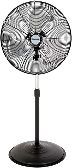 Hurricane Pro High-Velocity Oscillating Metal Stand Fan w/ 3-Speed Setting, 20" - Heavy-Duty Cool... | Amazon (US)