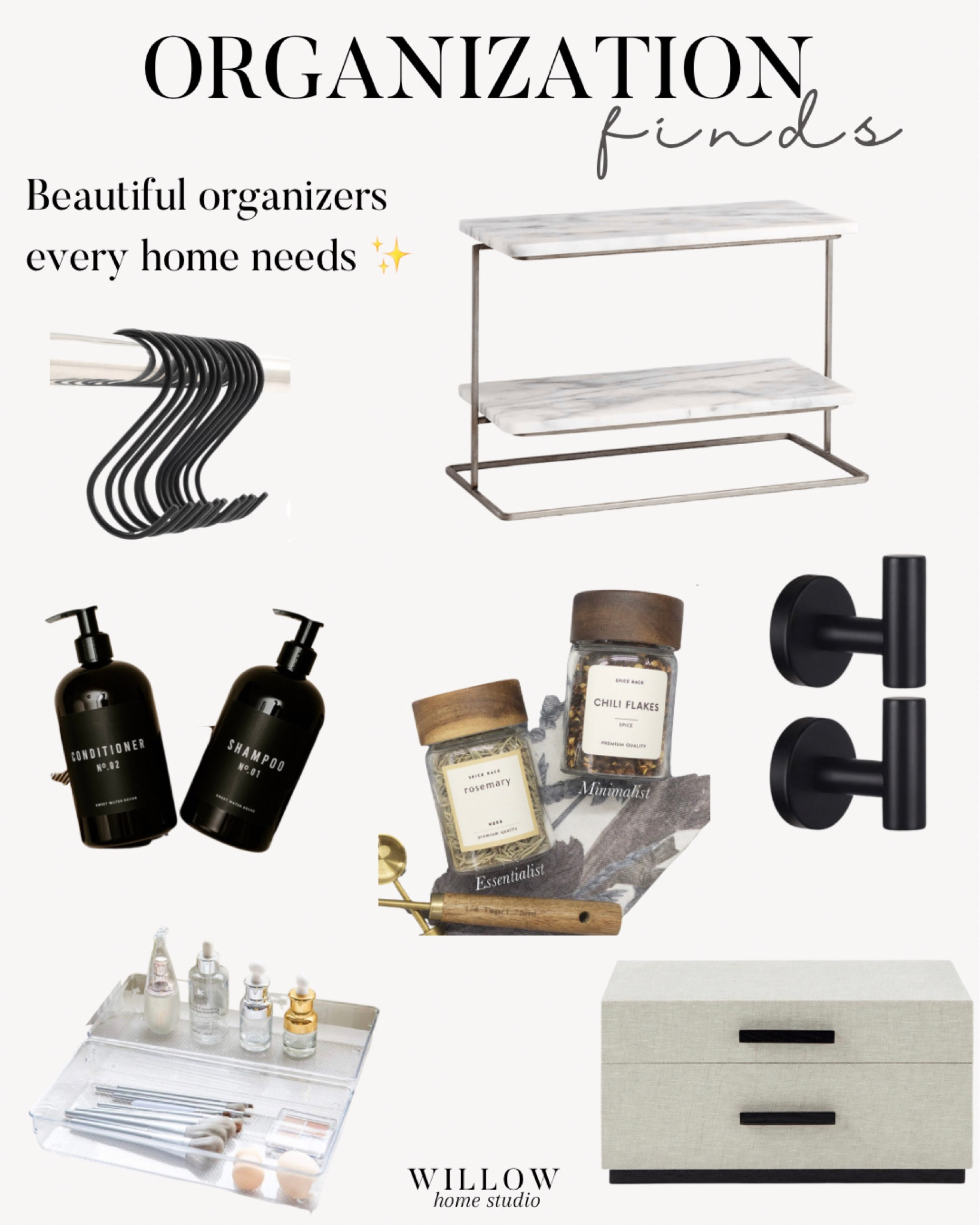 Beautiful organizers every home needs 

#LTKGiftGuide #LTKhome #LTKunder50