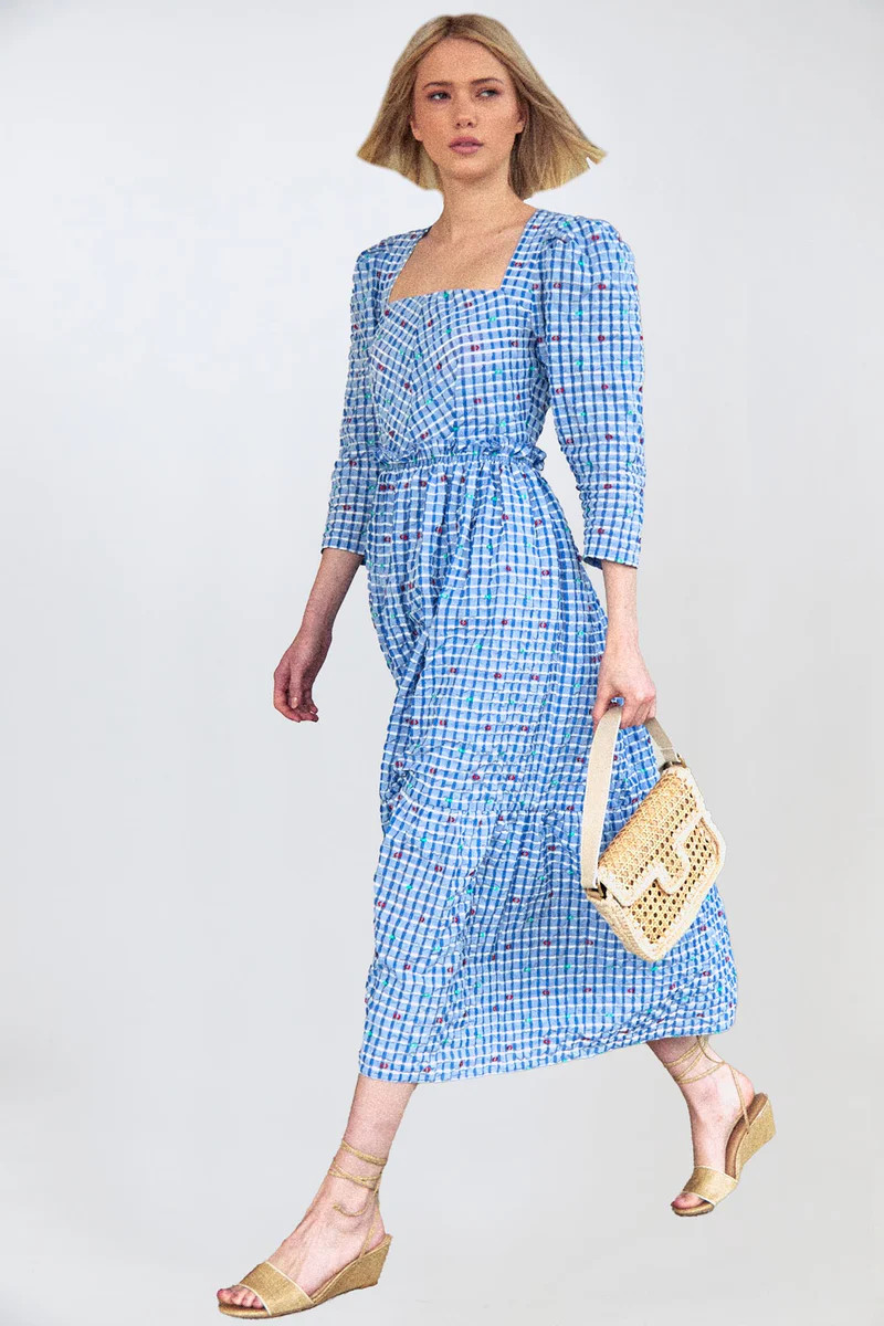 Gillian Dress | 3/4 Sleeve Dress | Hunter Bell | Hunter Bell