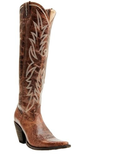Idyllwind Women's Gwennie Western Boot Snip Toe - BIWFA24L16 6 1/2 M US Brown | Amazon (US)