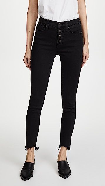 High Rise Skinny with Button Fly | Shopbop