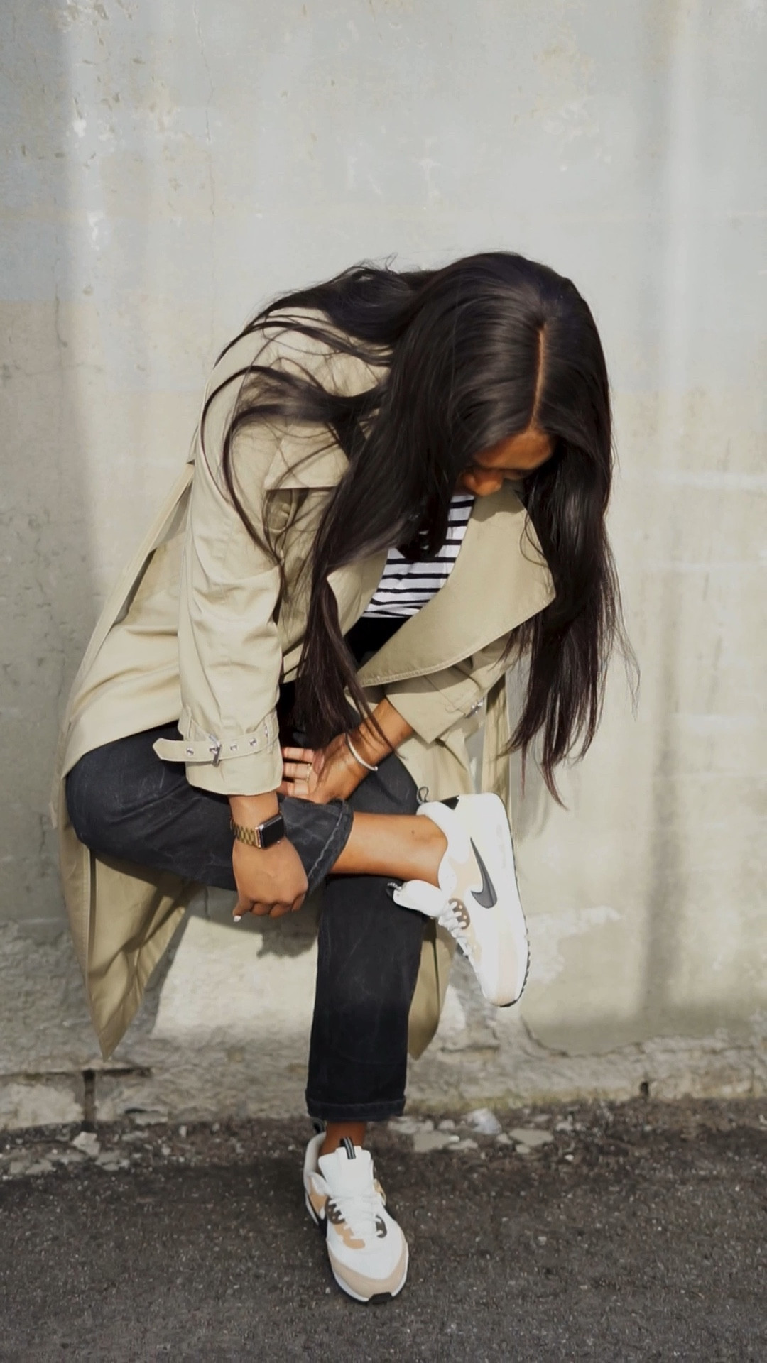 Two fall looks, one outfit featuring the Prada monolith pointy loafers and the Nike air max 90 futura sneaker  

#LTKSeasonal #LTKunder50 #LTKshoecrush