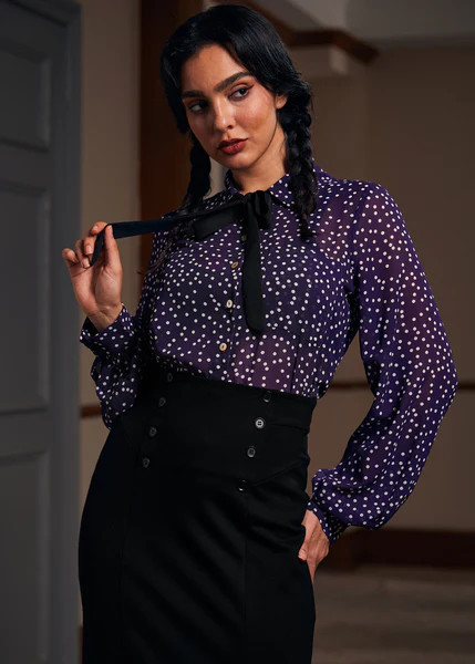Enchanted Evening Collared Blouse | ModCloth