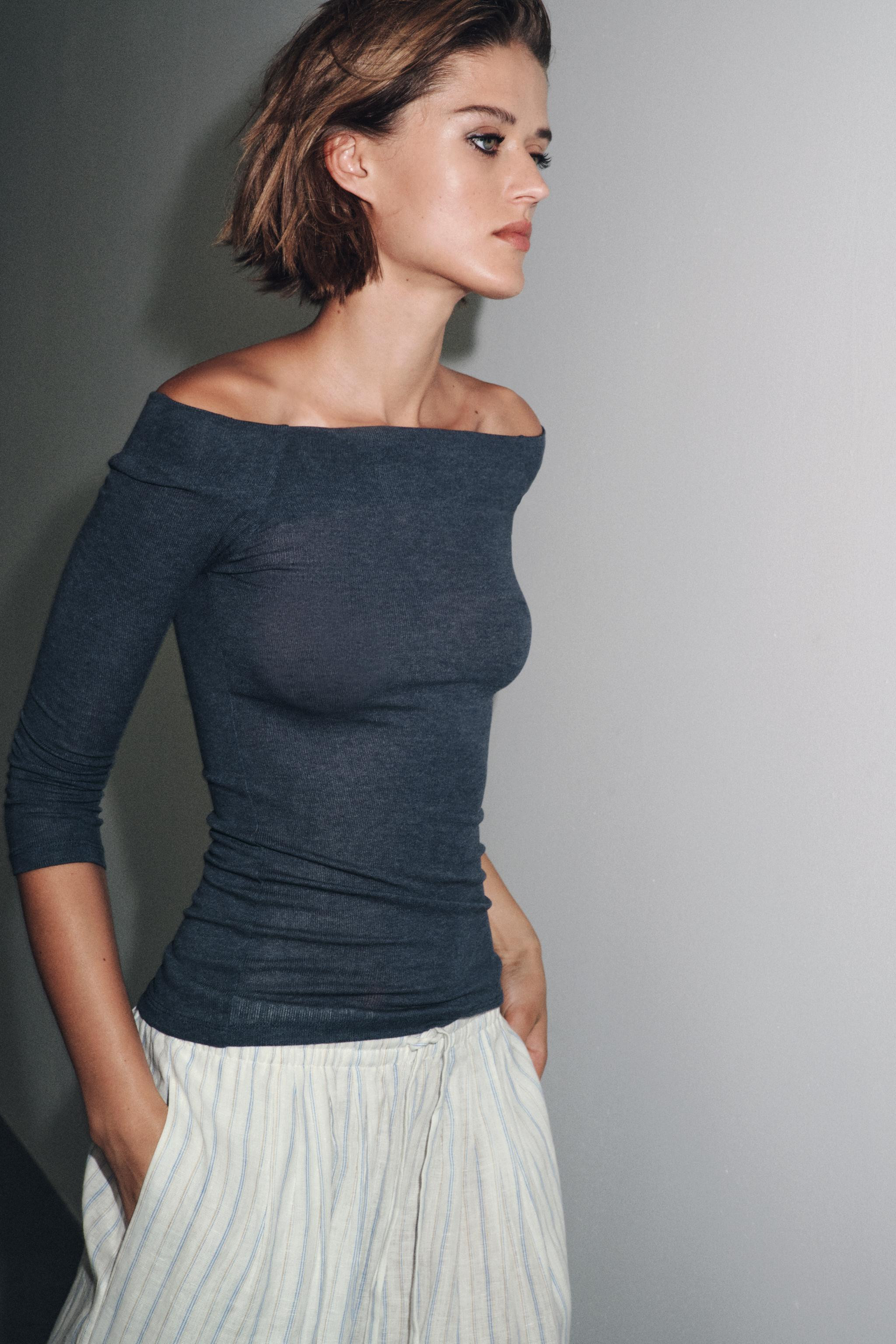 BOATNECK T-SHIRT | Zara US