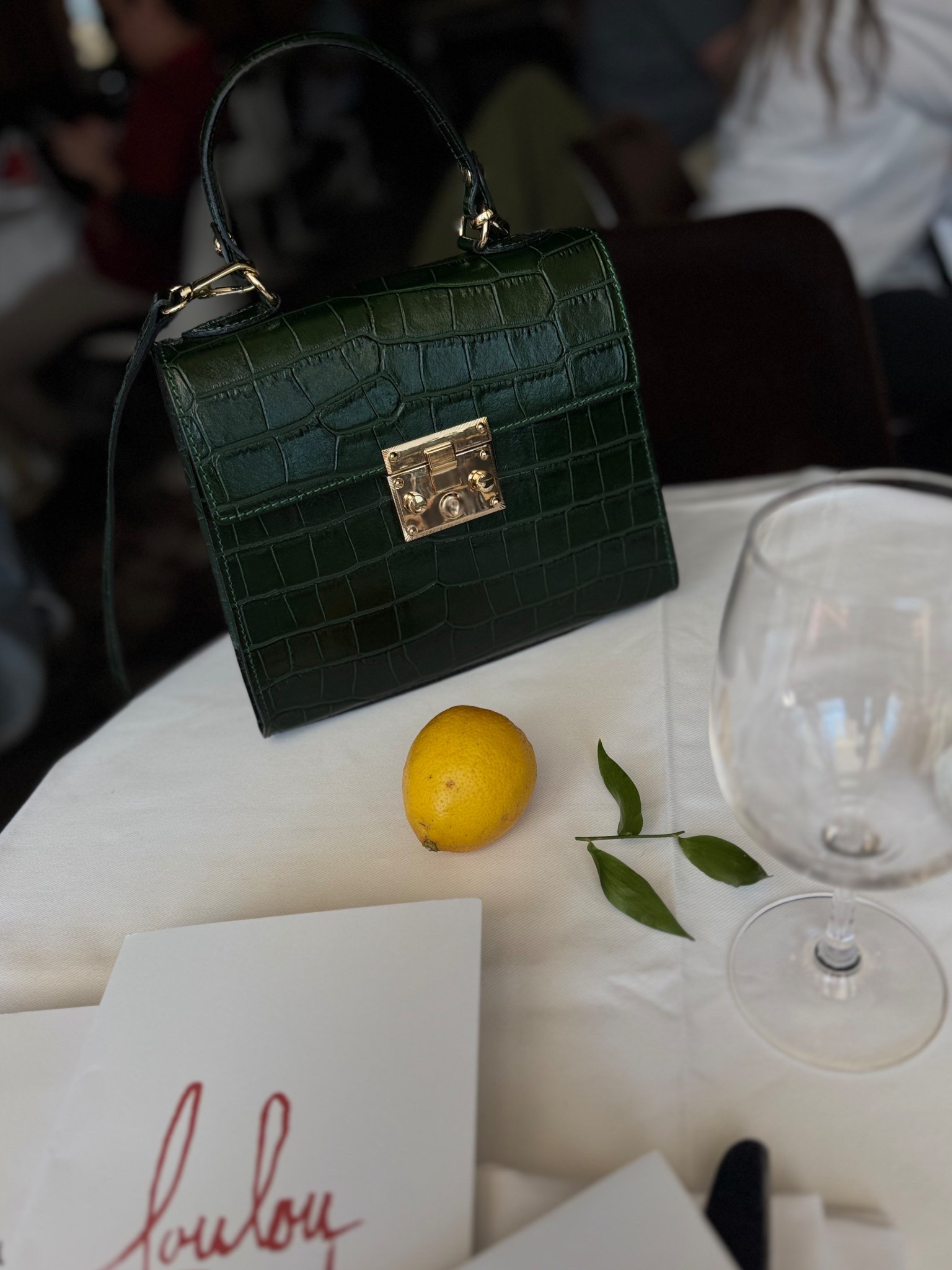 Dark green croc bag 💼 

#darkgreen #green #greencrocbag #itbag #greenbacg 

#LTKspring #LTKluxury #LTKbag