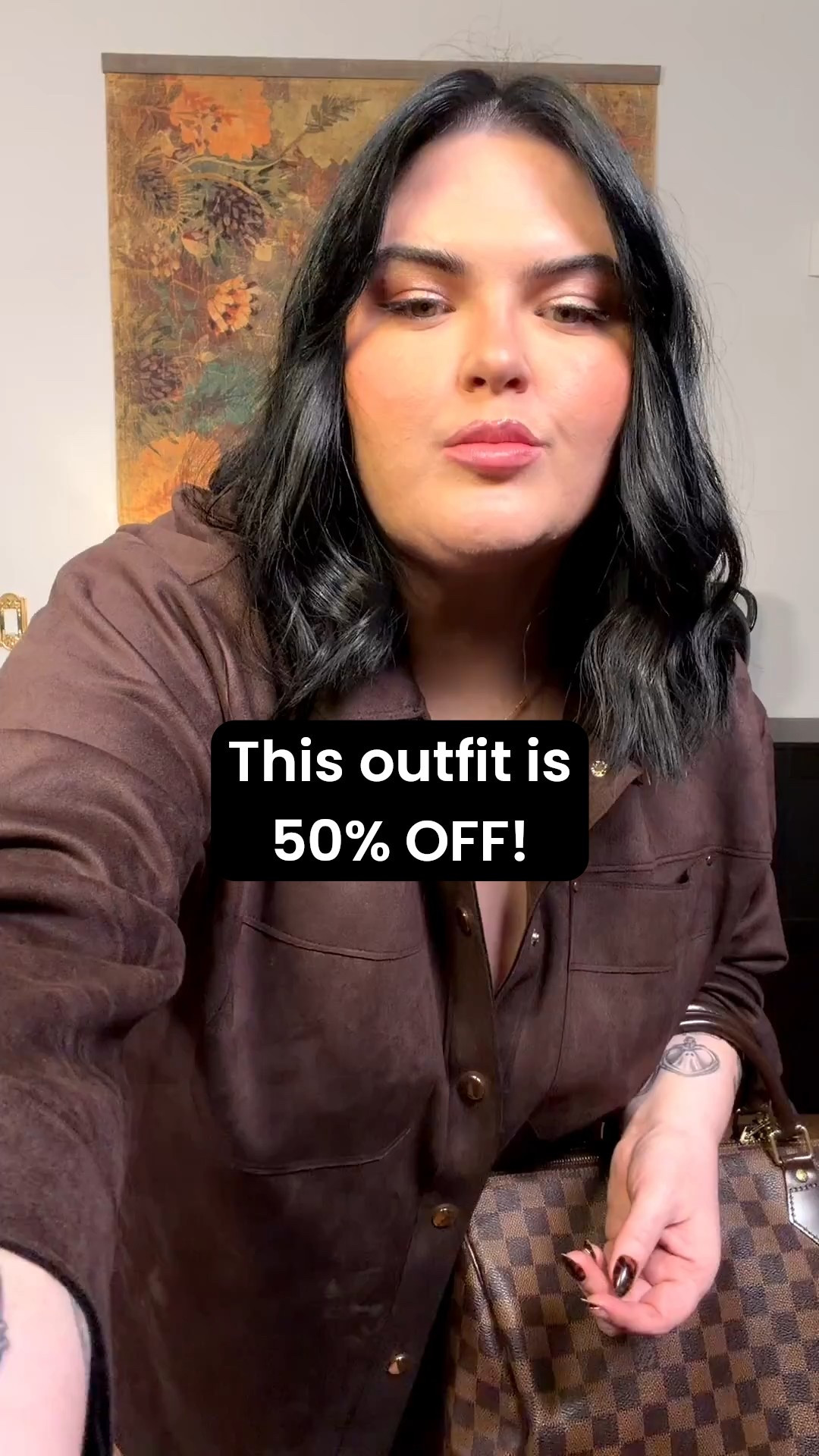 This outfit is 50% off! Plus size outfit on sale! Plus size ootd. Plus size finds. Fall outfit. Sale outfit sale ootd. Sale finds. Plus size budget friendly. Cozy fall outfit. Thanksgiving outfit 

#LTKFindsUnder50 #LTKPlusSize #LTKSaleAlert