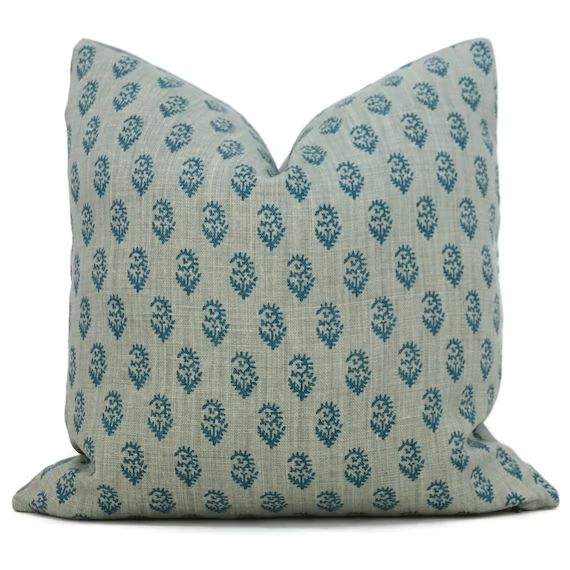 Peter Dunham Peacock Rajmata Decorative Pillow Cover 18x18 | Etsy | Etsy (US)