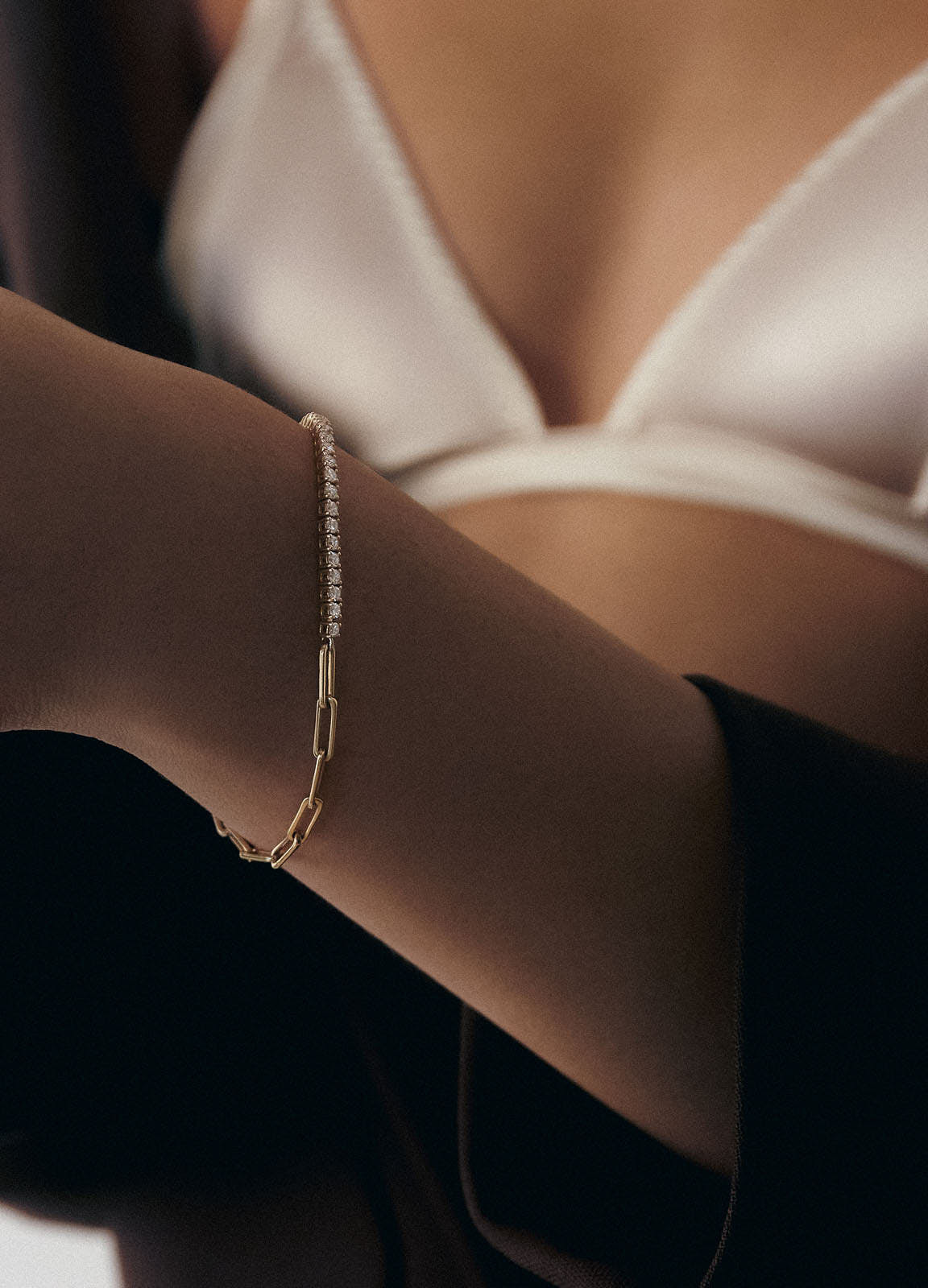 Serena Diamond Tennis Link Bracelet I - Kinn | Kinn