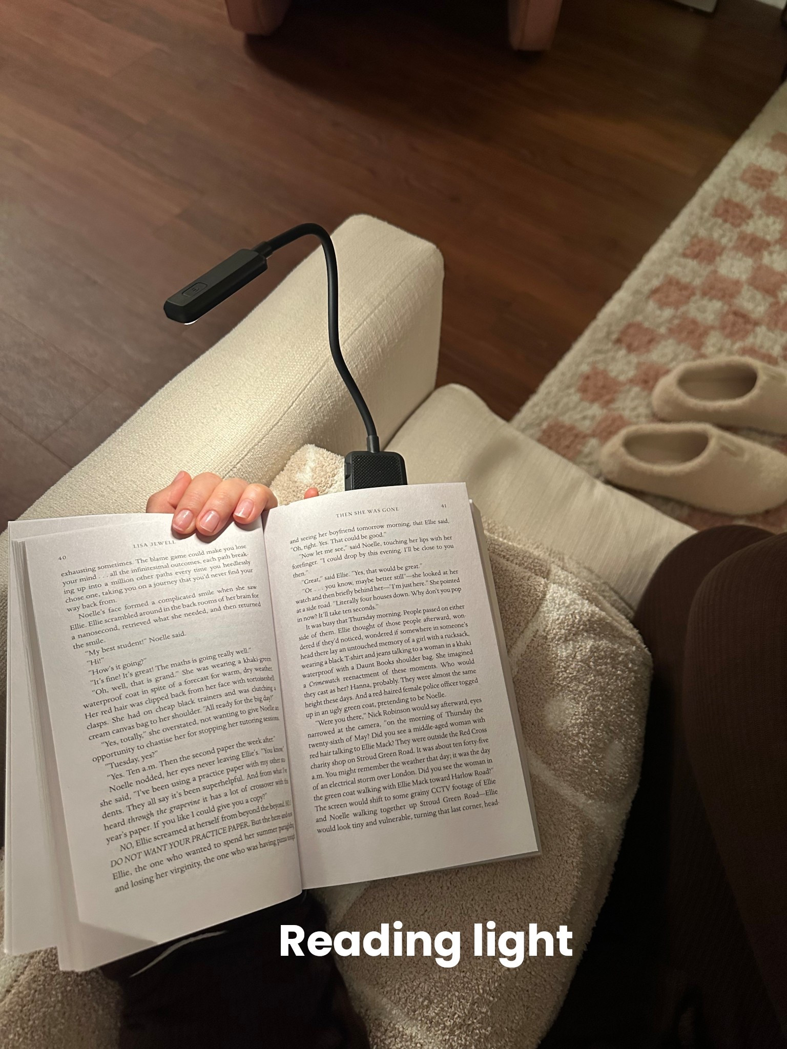 I love this reading light for nighttime reading & travel! 