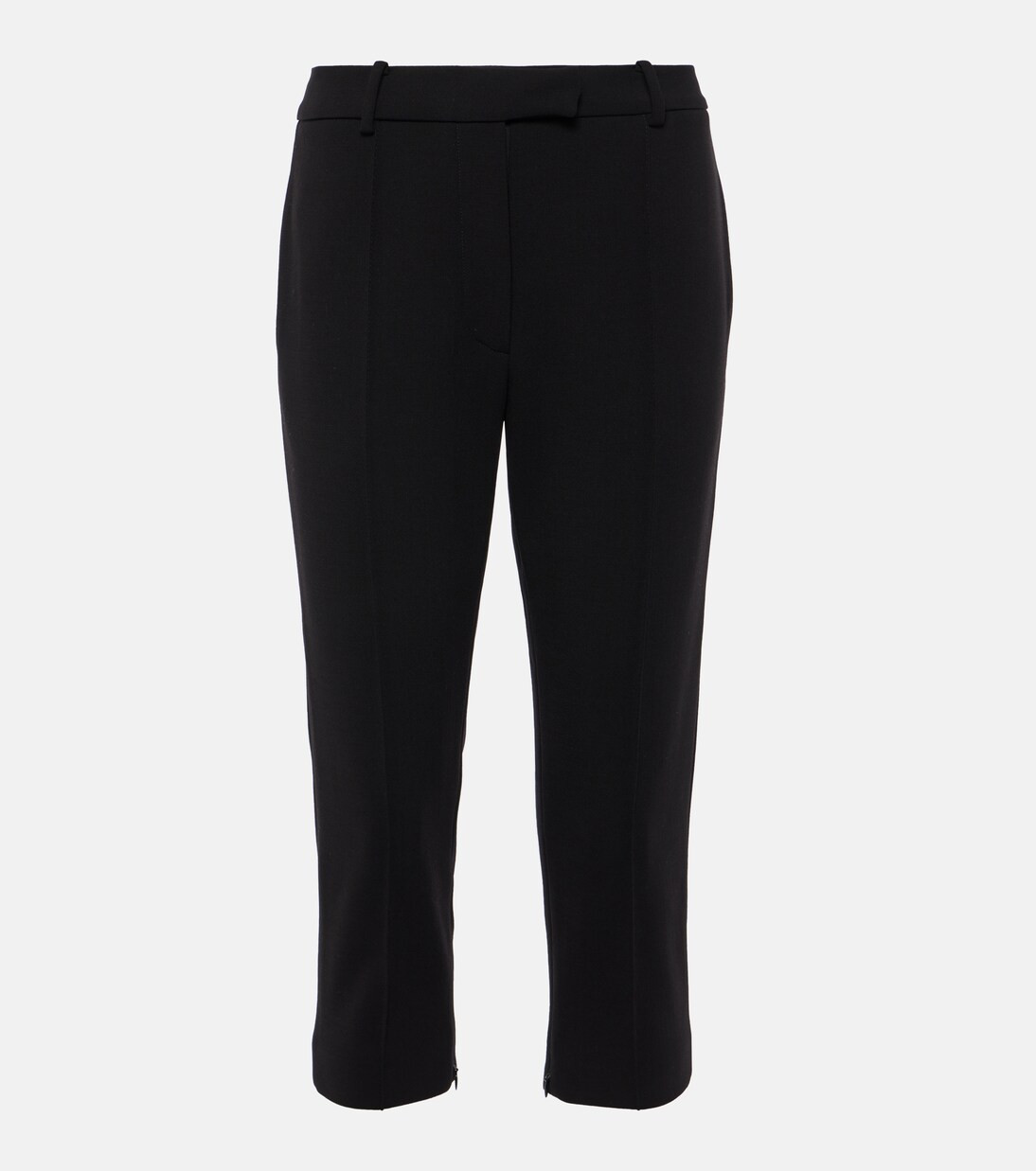 Cropped wool-blend slim pants | Mytheresa (UK)
