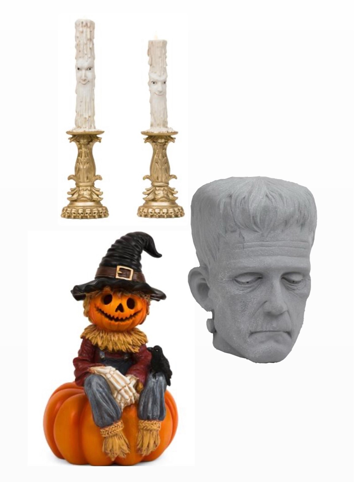 A few more Halloween home decor items newly added online! Frankenstein, LED candles with faces, pumpkin scarecrow.

#LTKSeasonal #LTKHome