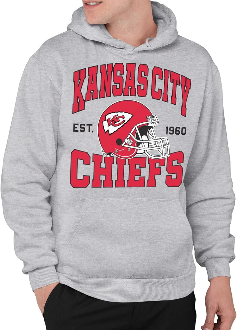 Junk Food Clothing x NFL - Team Helmet - Unisex Adult Pullover Hoodie for Men and Women - Officia... | Amazon (US)