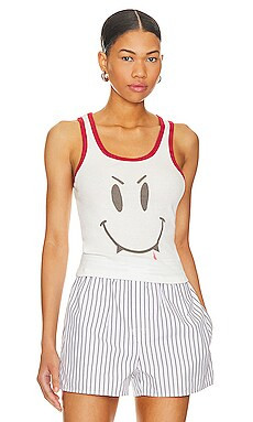 The Laundry Room Blood Sucker Rib Tank in White & Red from Revolve.com | Revolve Clothing (Global)