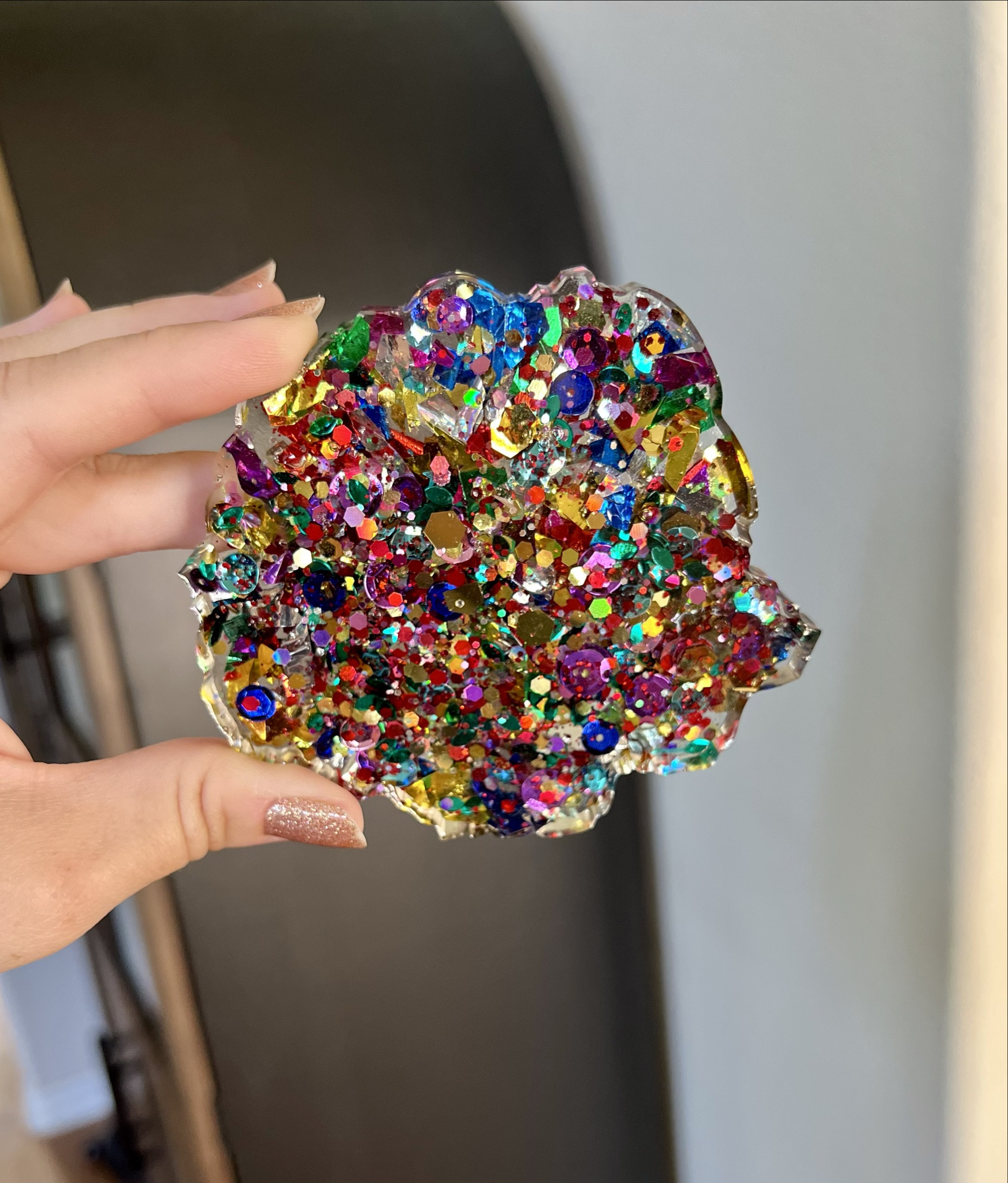 Glitter confetti coasters! Eras Tour style! Perfect gift for a Swiftie! 

#LTKFindsUnder50 #LTKParties #LTKHome