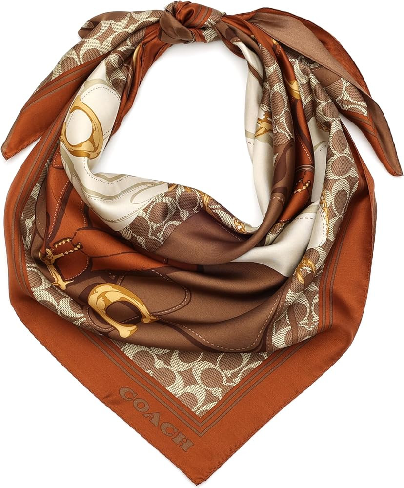 Coach Limited Edition Tabby Printed Silk Square Scarf at Amazon Women’s Clothing store | Amazon (US)