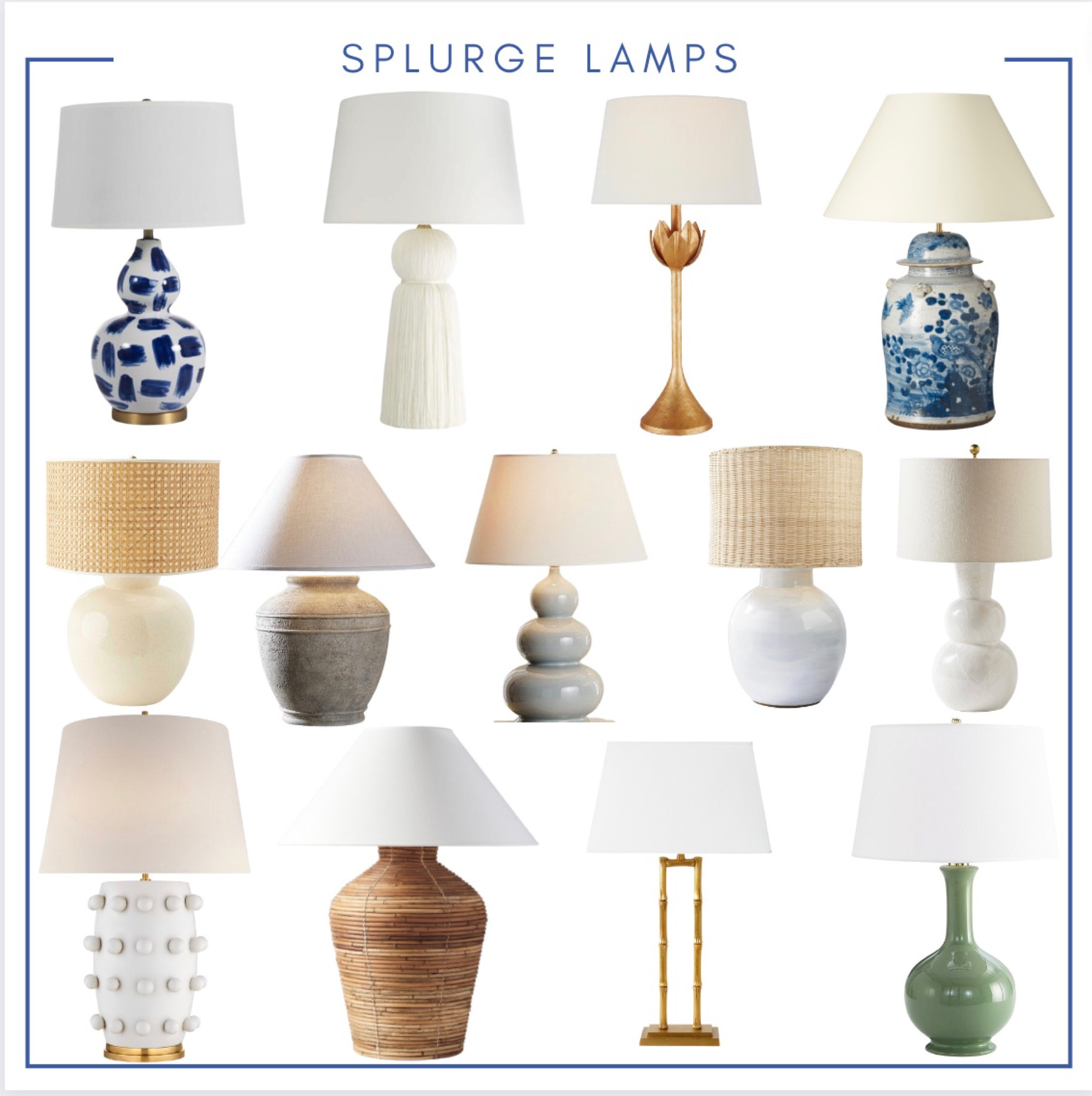 Grandmillennial. Traditional. Classic decor. Luxury lamps. Source lamps. Serena and Lily. Visual Comfort. Linden Lamp  

#LTKhome
