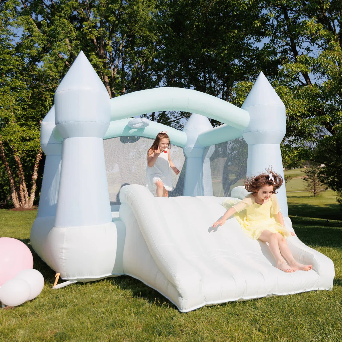 Bounceland Bouncy Castle DayDreamer Mist Bounce House | Wayfair North America