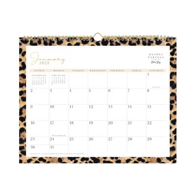 2022 Wall Calendar 15" x 12" Ana - Rachel Parcell by Blue Sky | Target