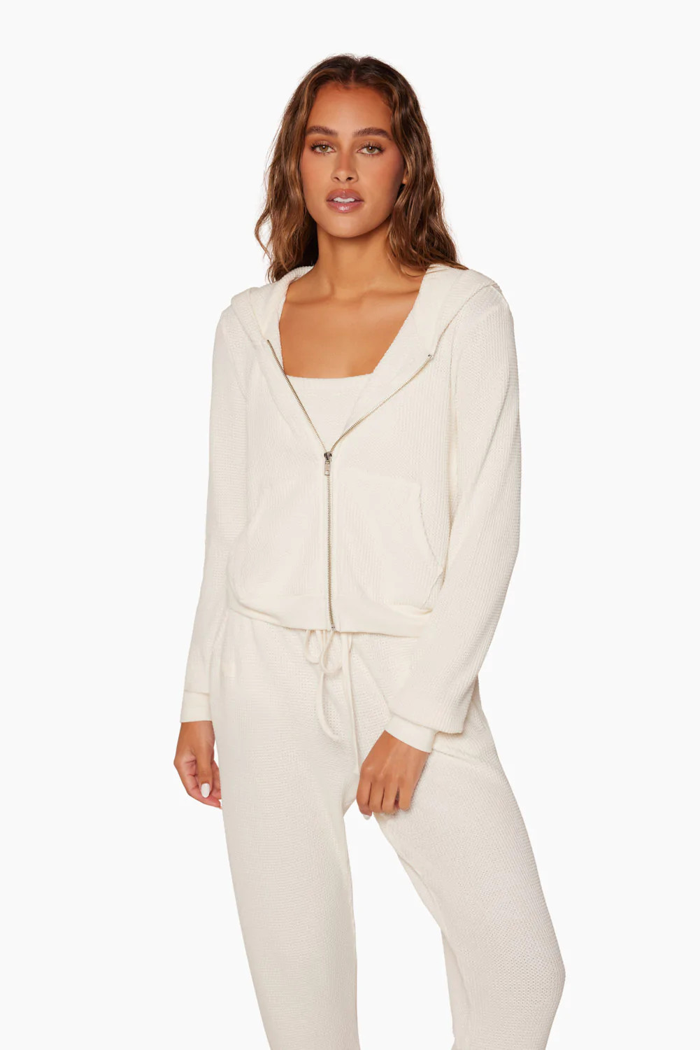 LOUNGE FULL ZIP - BLANC | SET Active