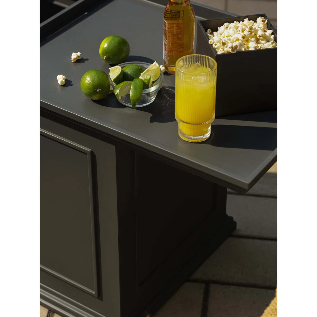 Brixton Series Rectangular Outdoor Side Table , 24'' in. W 19'' in. D | Wayfair North America
