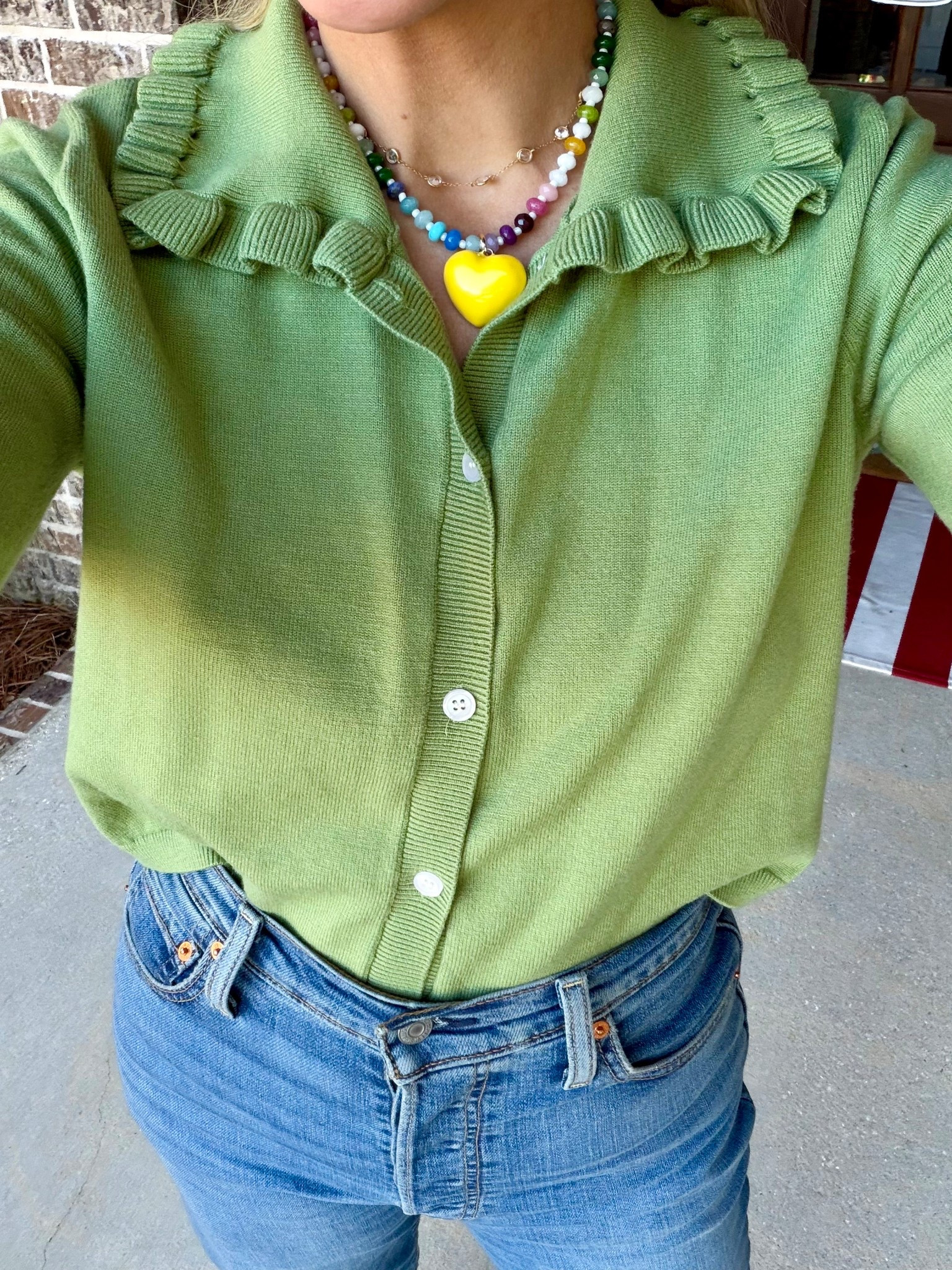 Amazon cardigan and heart necklace! Would be a cute gift idea too!! 

#LTKHoliday #LTKPetite #LTKGiftGuide