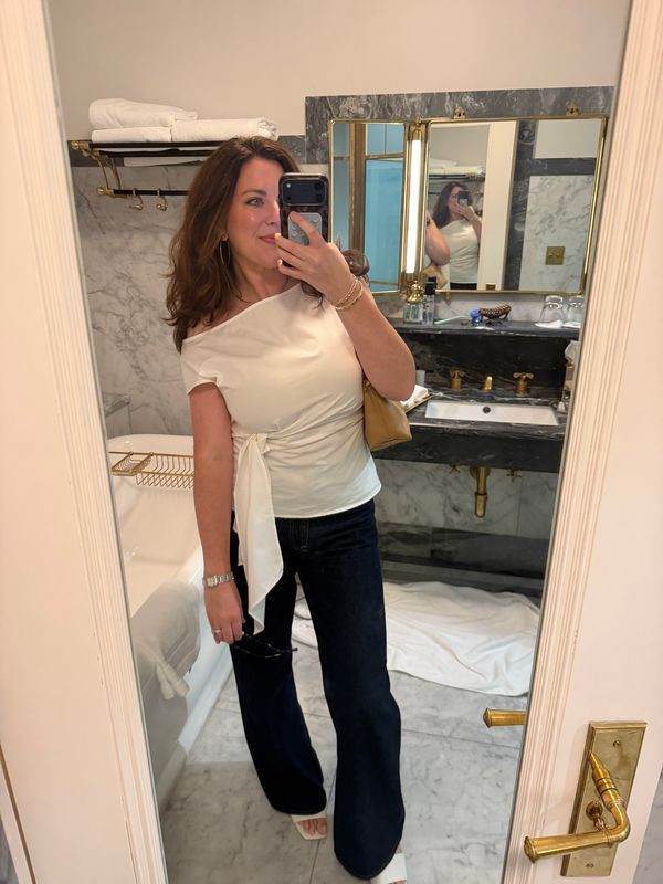 NYC outfit last night for dinner! 

dinner l outfit l sezane 

 #LTKgrwm #LTKootd