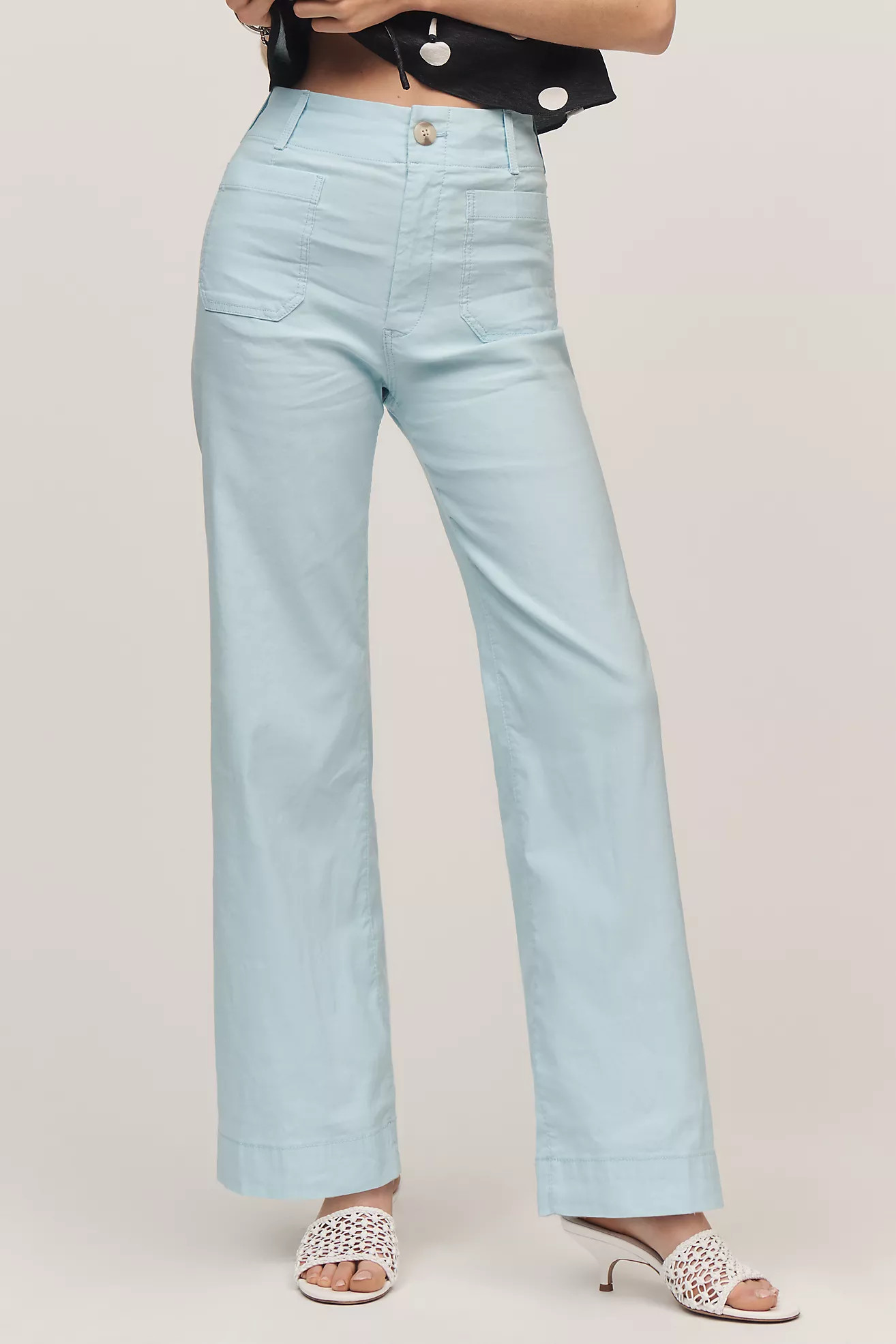 The Colette Full-Length Wide-Leg Pants by Maeve | Anthropologie (US)