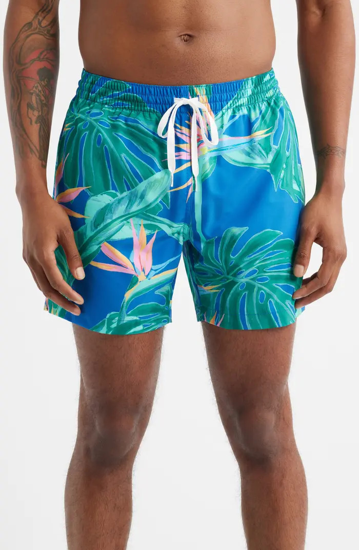 Chubbies The Blue Birds of Paradise 5.5-Inch Swim Trunks | Nordstrom | Nordstrom