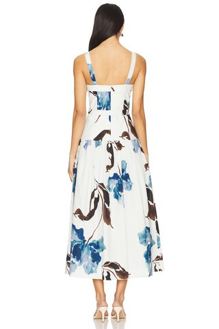 Lidia Dress in Alena Blue Floral | Revolve Clothing (Global)