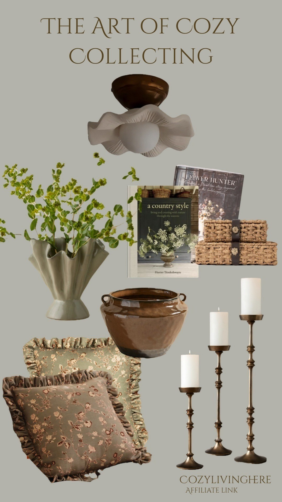 Soft florals, warm wood tones, and candlelight glow ✨I’ve been leaning into that collected country feel lately — heirloom textures, muted greens, and pieces that feel like they’ve always belonged here.

#LTKHome #LTKU