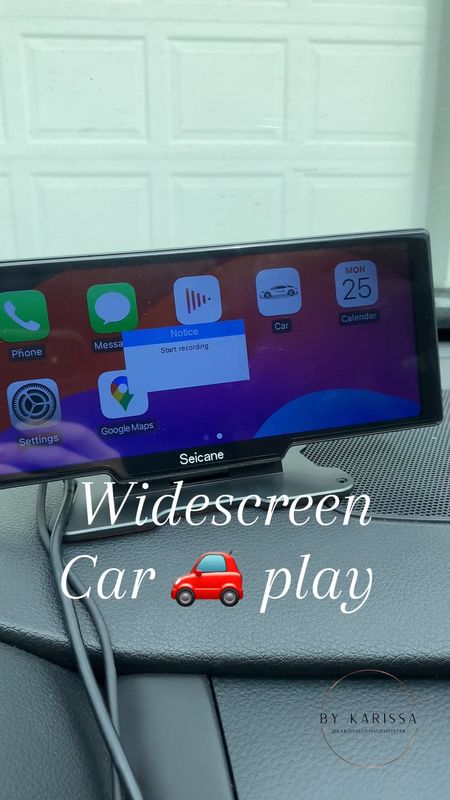 I love the widescreen On this device
💓 it comes with front and rear view cameras
💓 connects via Bluetooth to smart phones
💓easily sits on top of the dash

#LTKVideo #LTKtravel