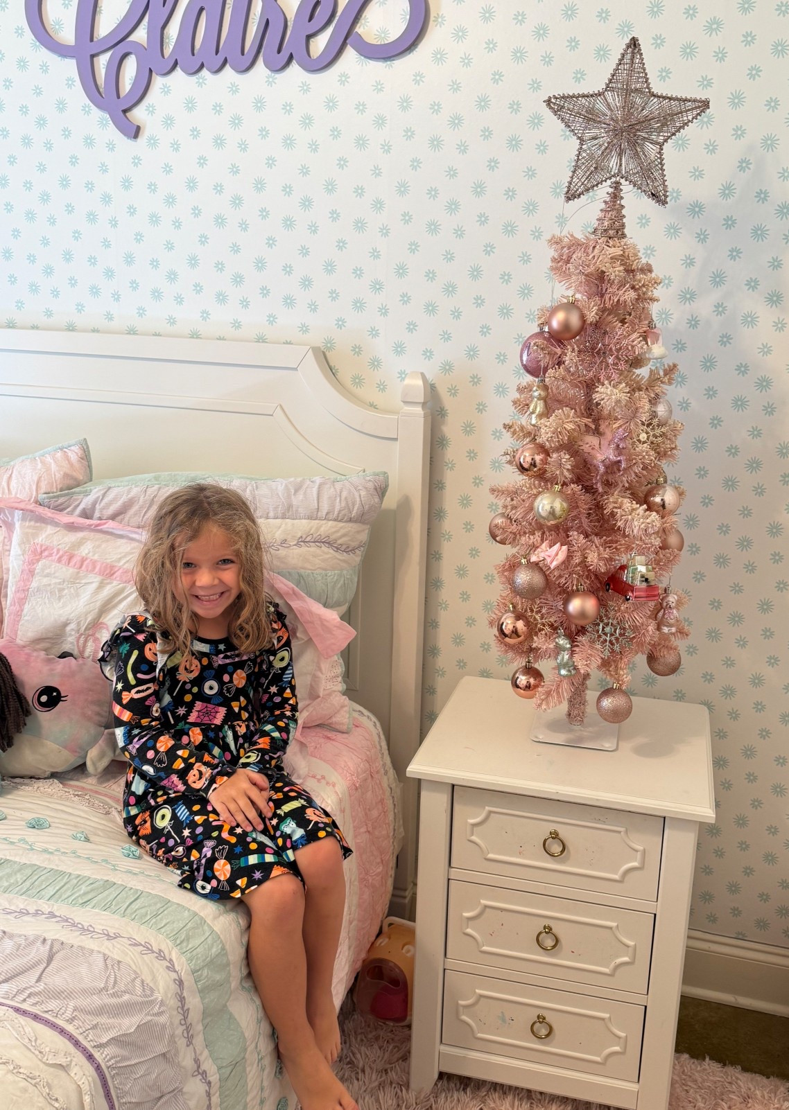 Cutest little pink Christmas tree for our princess’ room! 

#LTKHoliday #LTKHome #LTKSeasonal