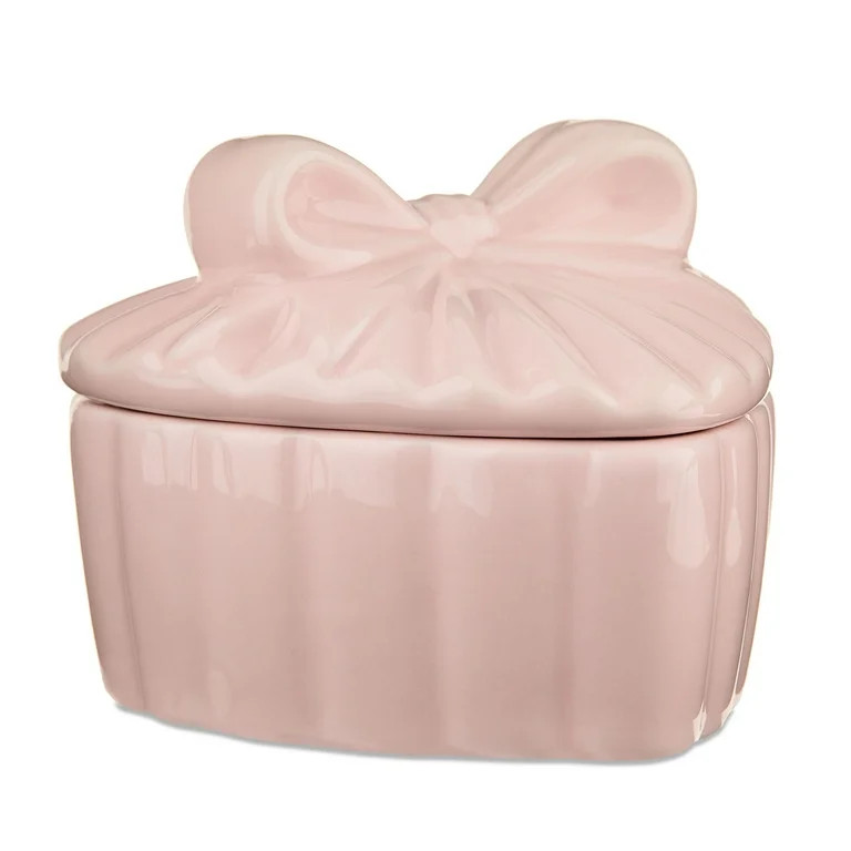Ceramic Heart-Shaped Trinket Box, Pink, Valentine's Day by Way To Celebrate | Walmart (US)