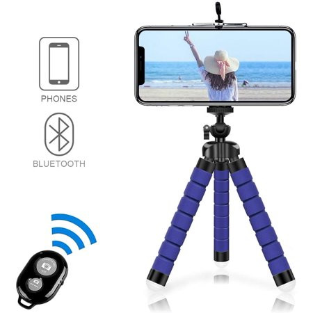 Bluetooth Selfie Stick Tripod Universal Smartphone Tripod Selfie Stick Pole with Bluetooth Remote Co | Walmart (US)
