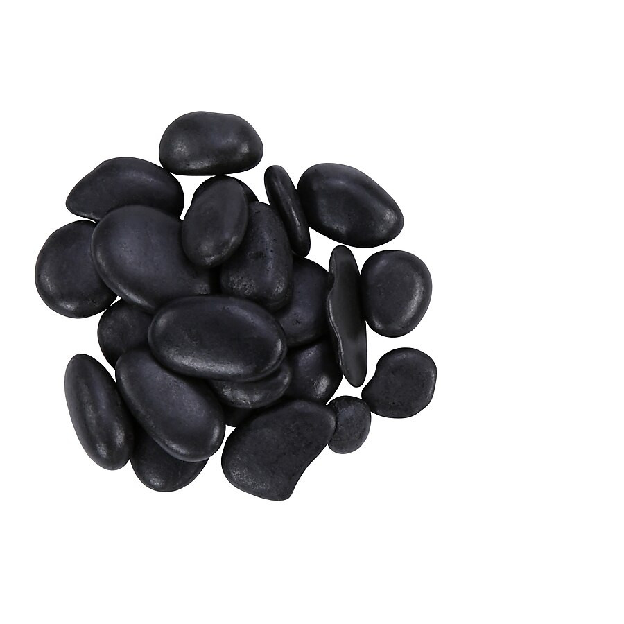 AKASHA 5-lb Black River Rock | Lowe's