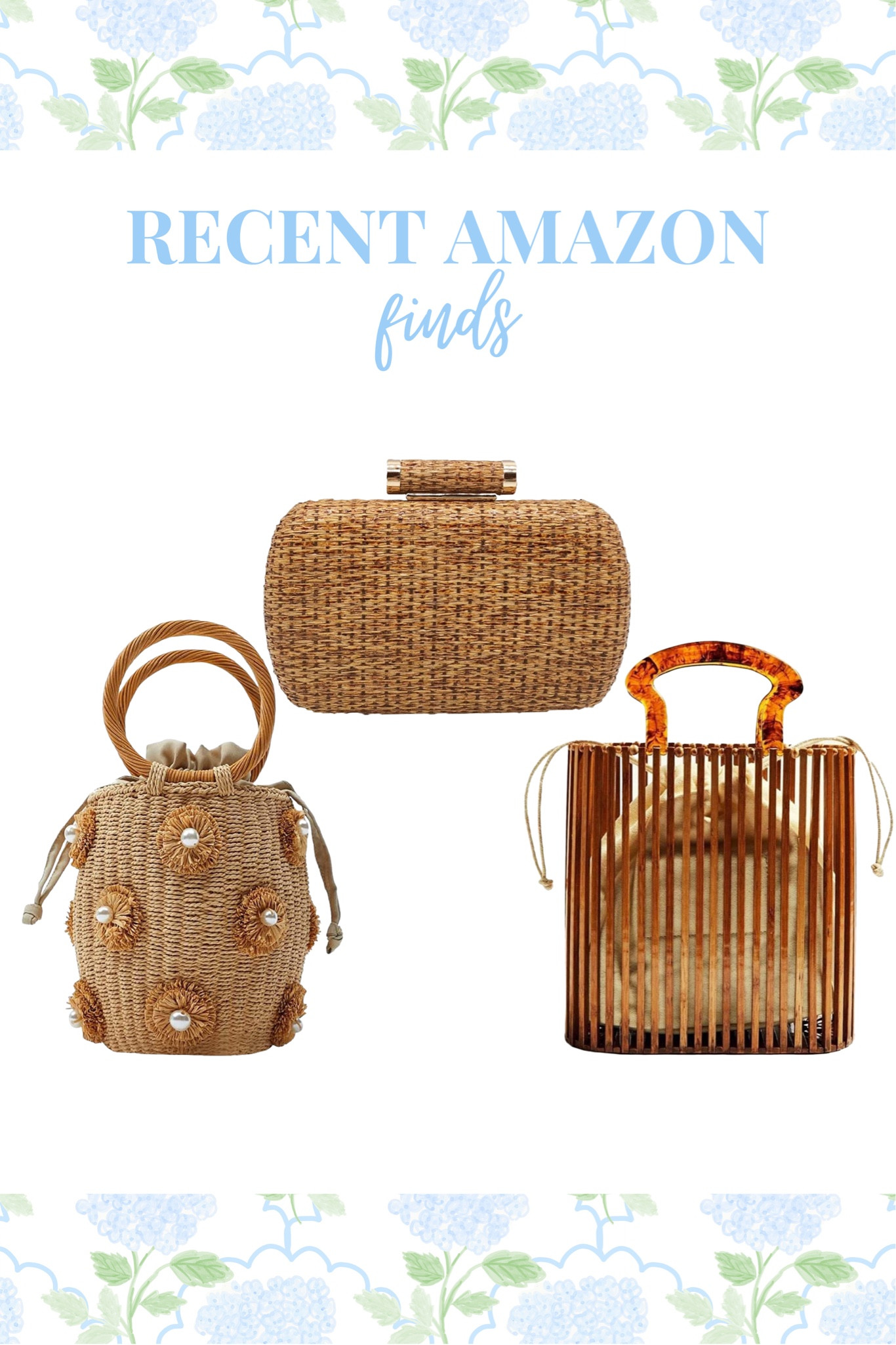 Amazon finds
Amazon bags
Amazon style
Amazon fashion
Straw handbag
Cult Gaia dupe
Cult Gaia bag
Pearl bag
Evening clutch 
Resort style
Resort wear

#LTKitbag #LTKunder50 #LTKFind