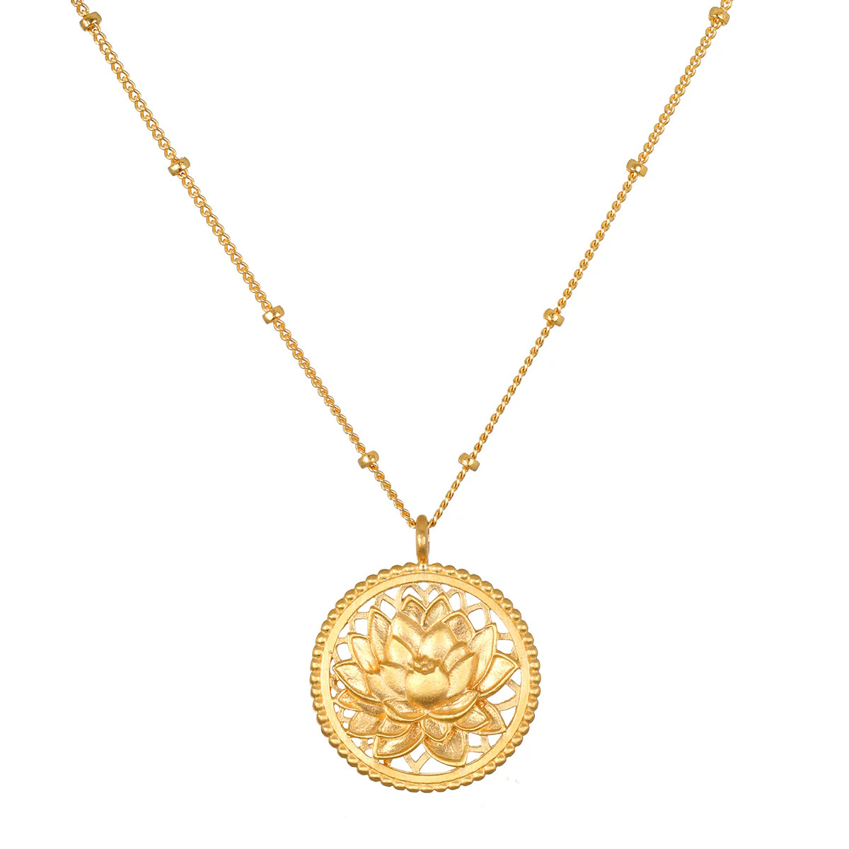 Blessed Beginnings Lotus Necklace | Satya Jewelry