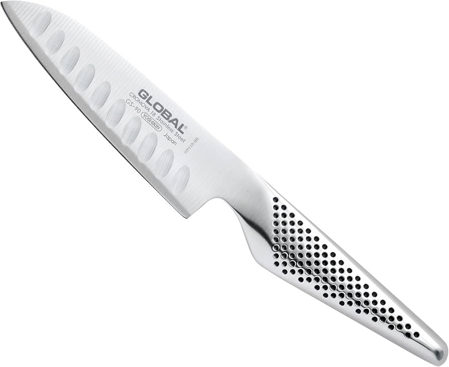 Global GS-90 5" Hollow Ground Santoku Knife | Amazon (US)