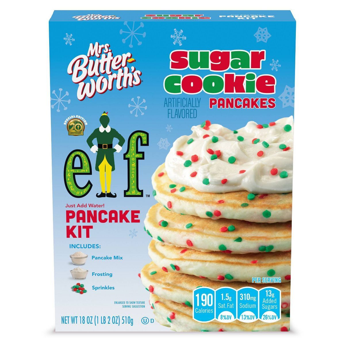 Mrs. Butterworths Elf Pancake Mix - 18oz | Target