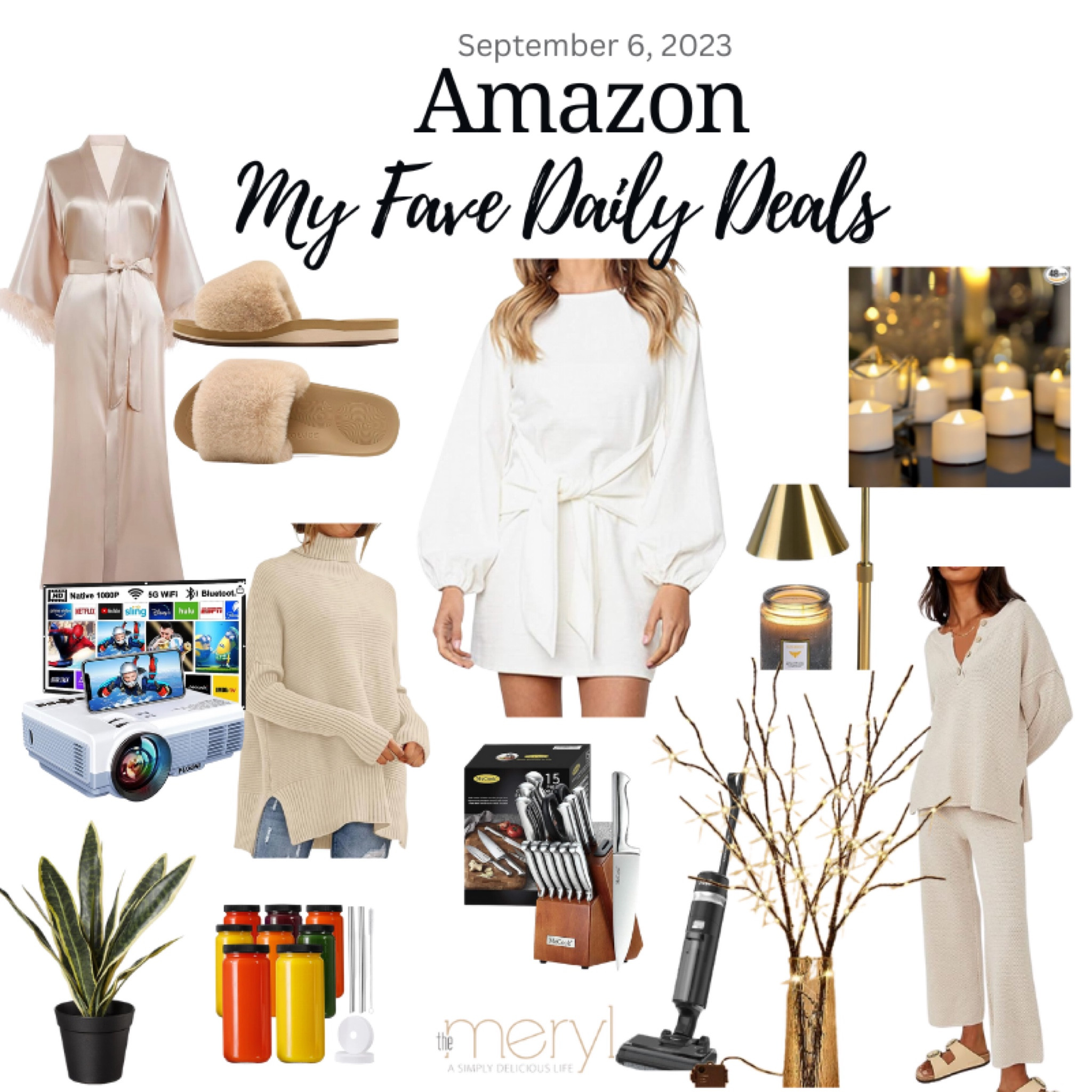 Amazon Deals 9.6.23
Matching Set Sweater Dress Satin Fur Robe Fur Slides Turtleneck Sweater Projector Lighted Branches Knife Set Artificial Plant Tall Mason jars with Straw Boba Glasses Candle Warmer Wet Dry Vacuum Electric Candles

#LTKstyletip #LTKunder100 #LTKunder50