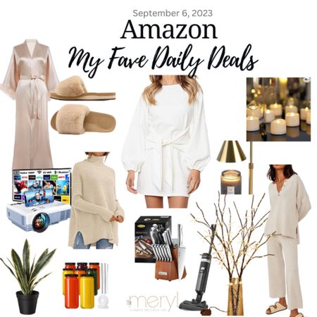 Amazon Deals 9.6.23
Matching Set Sweater Dress Satin Fur Robe Fur Slides Turtleneck Sweater Projector Lighted Branches Knife Set Artificial Plant Tall Mason jars with Straw Boba Glasses Candle Warmer Wet Dry Vacuum Electric Candles

#LTKstyletip #LTKunder100 #LTKunder50