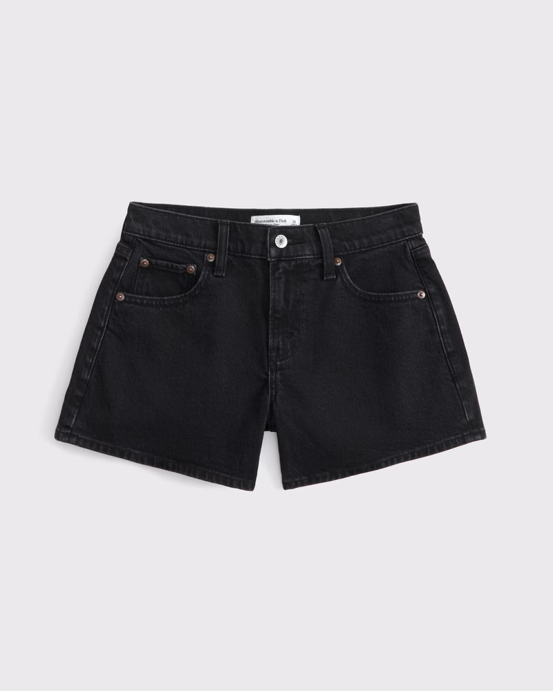 Mid Rise A-Line Short | Abercrombie & Fitch (US)