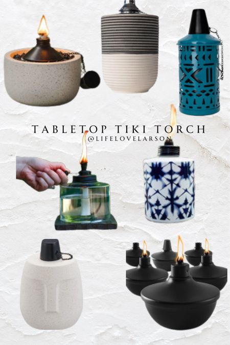 Tabletop tiki torches

#LTKSeasonal #LTKfindsunder50