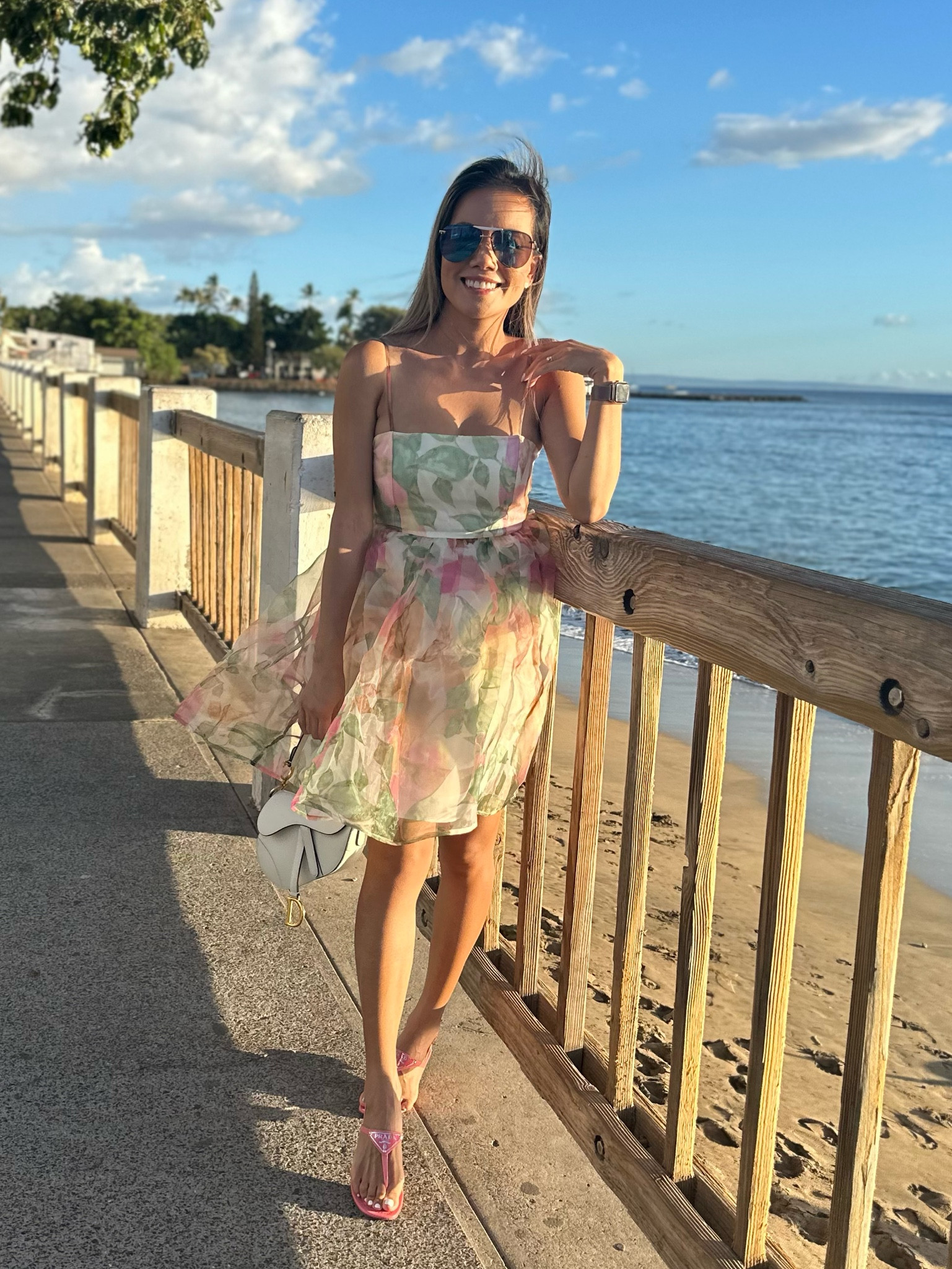 Light weight floral dress. I’m wearing size XS and it was a bit snug.

#LTKunder50 #LTKstyletip #LTKtravel