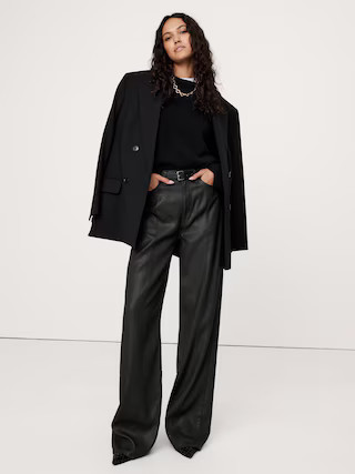 The Coated Denim Pintuck Jean | Banana Republic (US)