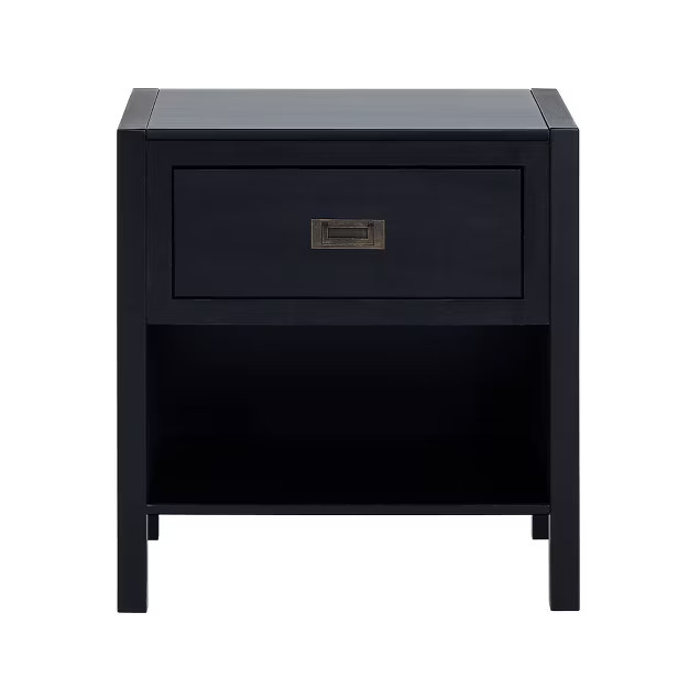 Single Drawer Classic Bedside Table Nightstand - Saracina Home | Target