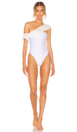 Kimber One Piece in White | Revolve Clothing (Global)