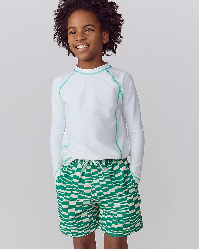 Kids' panel rash guard with UPF 50+ | J. Crew US